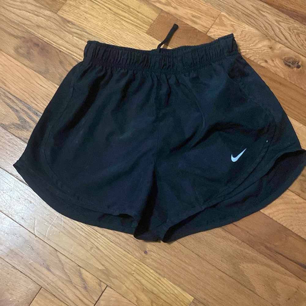 black nike shorts